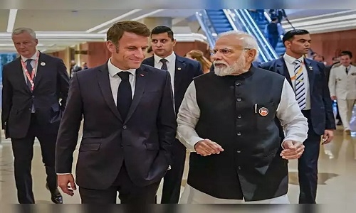 Modi Macron Vow To Boost Defence Ties The Hitavada