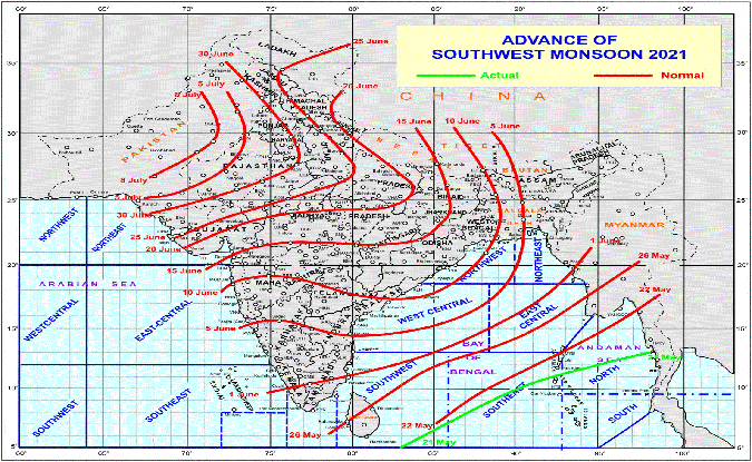 Monsoon expected in State around June 10 - The Hitavada