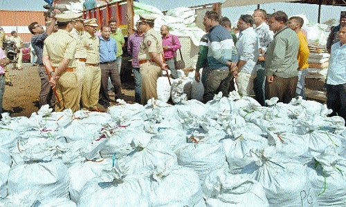 Police Seize 1 555 Kg Ganja Worth Rs 2 33 Cr Arrest 4 The Hitavada