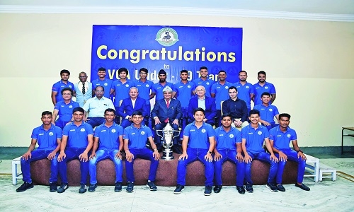 VCA felicitates Under-19 team