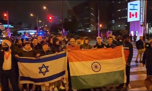 Hindus world over stand  in Israel