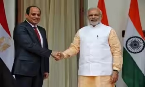 Modi, El-Sisi 