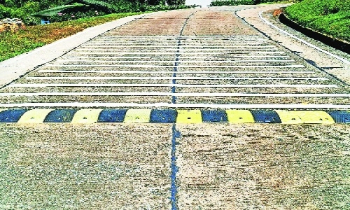 Rumble strips Samruddhi Expressway