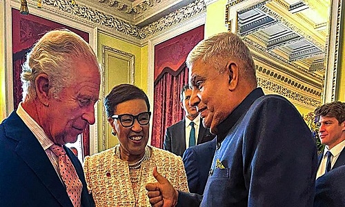 Dhankhar meets UK King