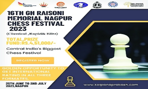 2nd G H Raisoni Memorial All India FIDE Rapid and Blitz Rating