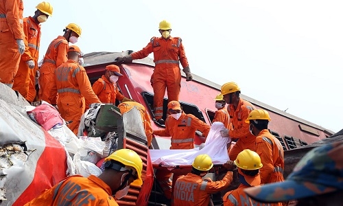 Odisha train accident victims