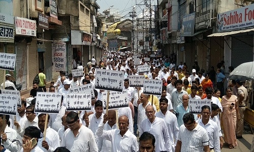 Jain community protests