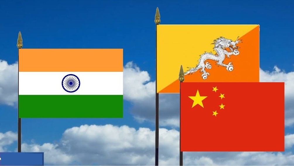 India Bhutan and China