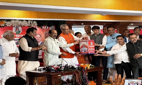 BJP launches manifesto