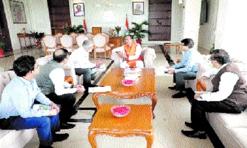 Industrialists call on CM Chouhan