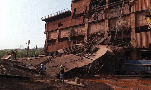 Structure of conveyor gallery