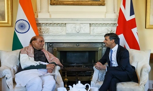 Rajnath  concludes UK visit 