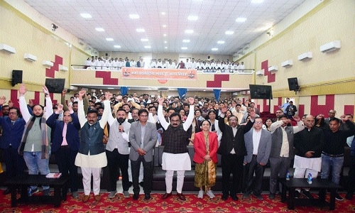 BJYM organises Nav Matdata  Sammelan