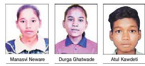 Three Vid youth kabaddi players