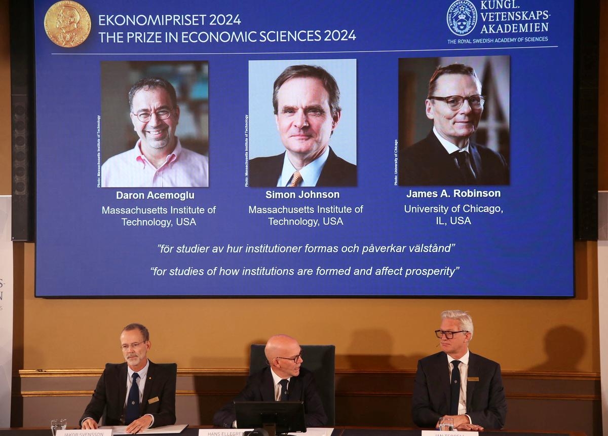 Nobel economics prize is awarded for research into how poor institutions affect countries' success 