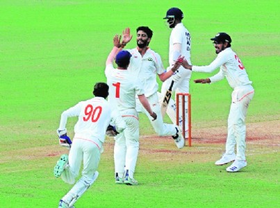 Vidarbha’s Opening salvo Thakare takes three wickets in an over; Dubey, Wakhare spin the web as Vid drub Andhra by 74 runs