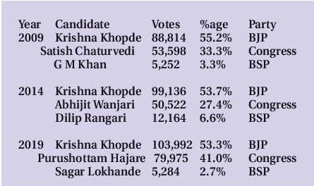 nagpur constituency chart