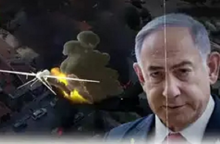 Drone targets Israeli PMs