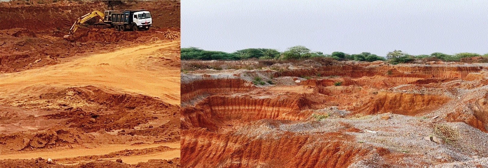 Illegal mining in Arang