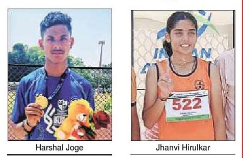 Harshal Jhanvi win golds