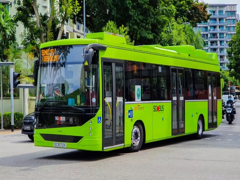 NMC green bus