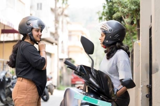 Strict helmet rule  for pillion rider