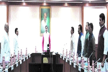 The cabinet meeting which convened at Mantralaya 