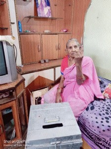 Home voting facilities provided to bed-ridden differently-abled, elders in Raipur South