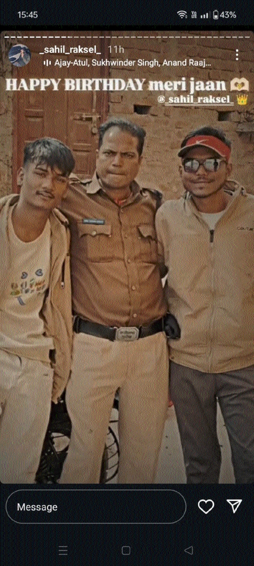 Constable Nair Khan with