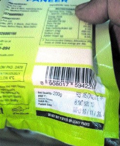 Necessary action taken after retail store found selling expired paneer