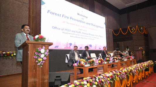 Workshop on ‘Forest Fire Prevention and Management’ held in Aranya Bhawan