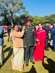 Deepak Singh commissioned as Lieutenant