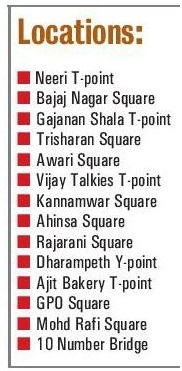 nagpur area loacations