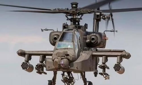 Apache attack chopper squadron in Jodhpur