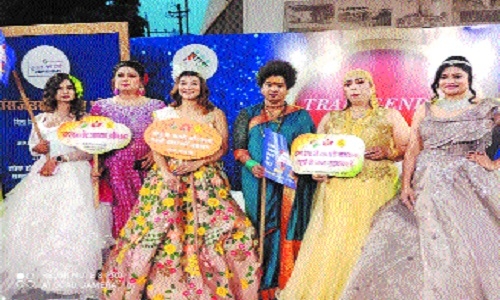 Transgenders walk the ramp 