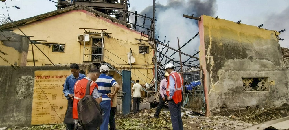  Thane chemical factory blast