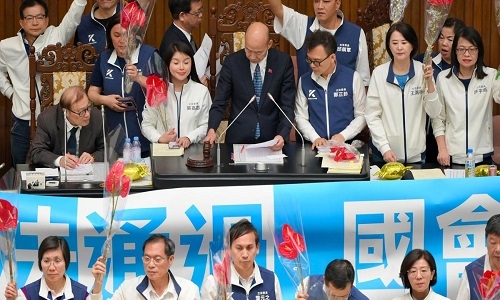 Taiwan’s legislature passes