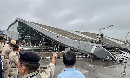 Delhi airport canopy collapse 