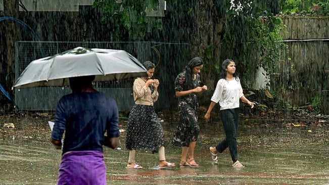 DRENCHED City receives rain