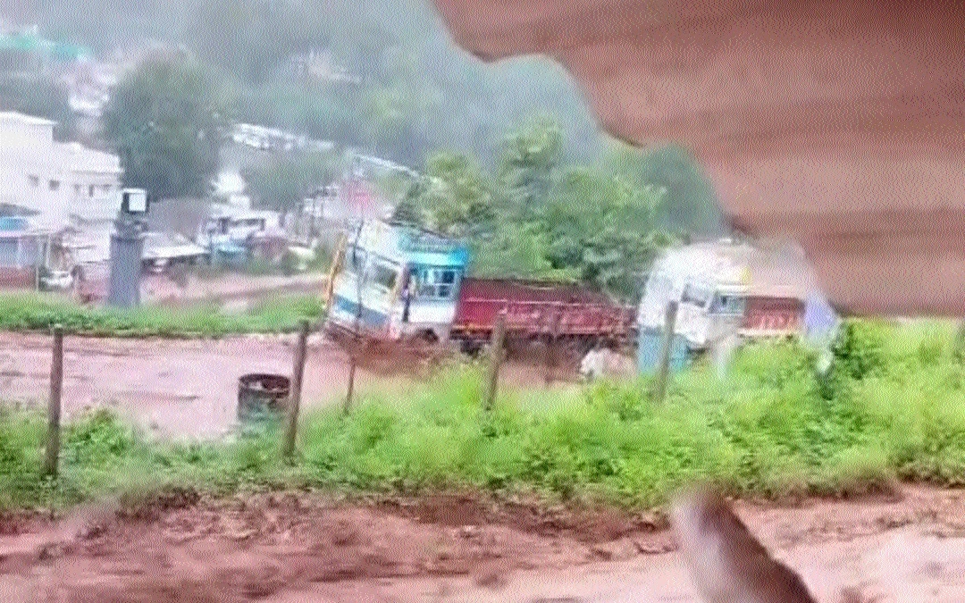 Flood-hit village