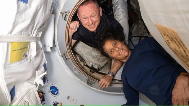 Commander Barry Wilmore and pilot Sunita Williams