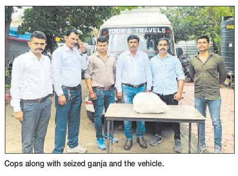 2 drug dealers arrested with four packets of ganja worth Rs 80,000