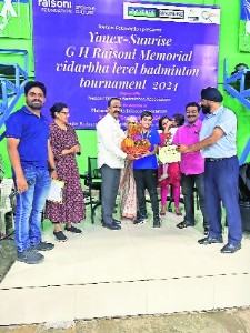 Raisoni memorial Vid-level badminton gets underway