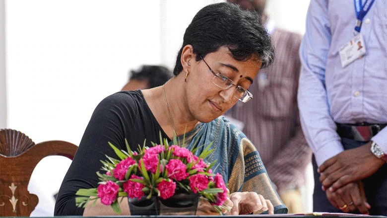 Atishi takes oath