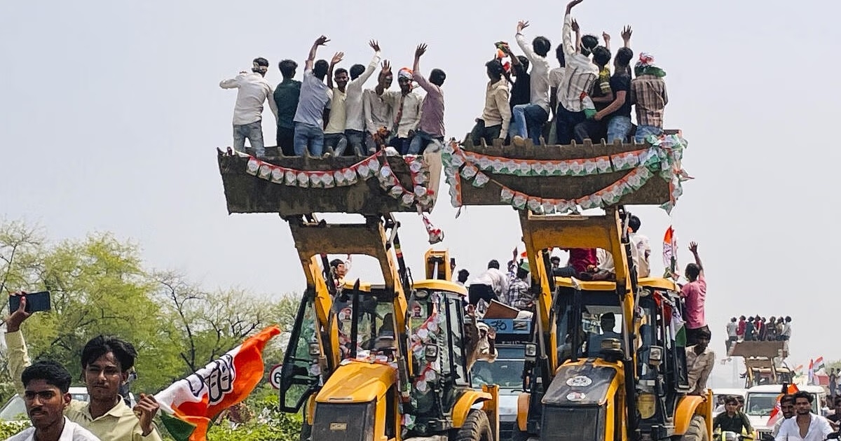 In Haryana bulldozers are symbol of State power