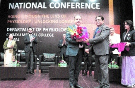 AIIMS Bhopal shines at national conference on aging, longevity